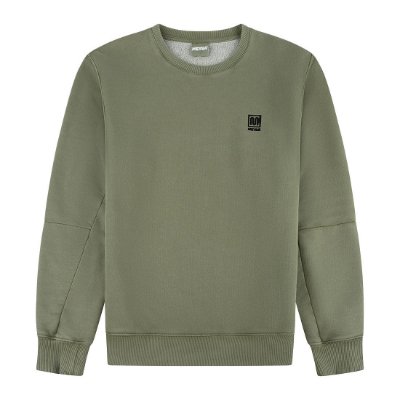 Meyba - Natural Dye DM Crew Neck Sweater - Olive afbeelding