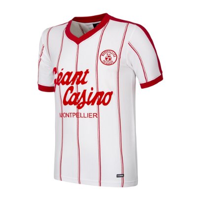 Montpellier HSC Retro Voetbalshirt 1983-1984 afbeelding