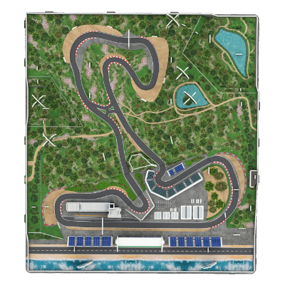 Circuit Zandvoort – 3D Puzzel