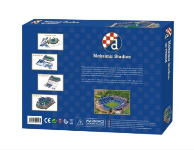 Dinamo Zagreb Maksimir Stadion – 3D Puzzel