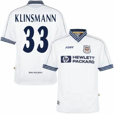 Pony - Tottenham Hotspur Retro Voetbalshirt 1996-1998 + Klinsmann 33 afbeelding