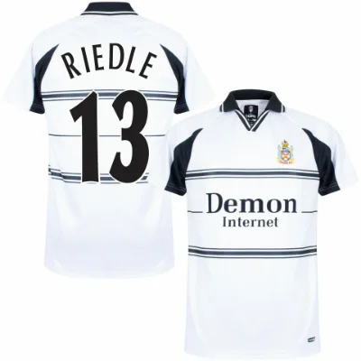 Fulham FC Retro Voetbalshirt 1999-2000 + Riedle 13 afbeelding