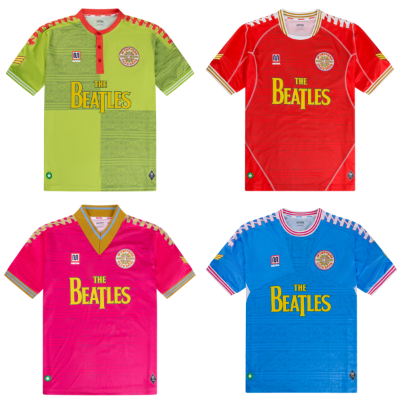 Meyba x The Beatles Sgt Pepper Voetbalshirts (4 Stuks) afbeelding