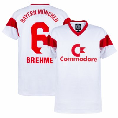 Bayern Munchen Retro Voetbalshirt 1987-1988 + Brehme 6 afbeelding