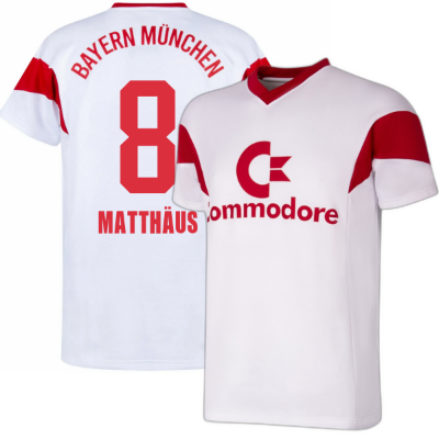 Bayern Munchen Retro Voetbalshirt 1987-1988 + 8 Matthäus afbeelding