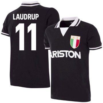 Juventus FC Retro Football Shirt Away 1986-1987 + Laudrup 11 Juventus FC Retro Football Shirt Away 1986-1987 + Laudrup 11
