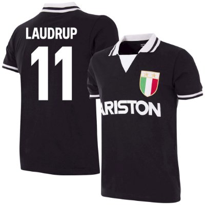 Juventus FC Retro 3e Shirt 1986-1987 + Laudrup 11 afbeelding