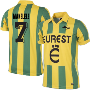 FC Nantes Retro Football Shirt 1994-95 + Makelele 7 FC Nantes Retro Football Shirt 1994-95 + Makelele 7