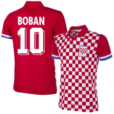 Kroatië Retro Voetbalshirt 1992 + Boban 10 afbeelding