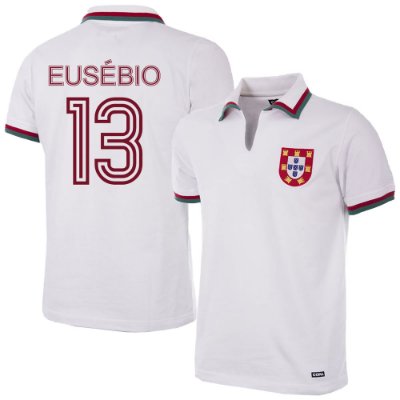 Portugal Retro Shirt Uit 1972 + Eusébio 13 afbeelding