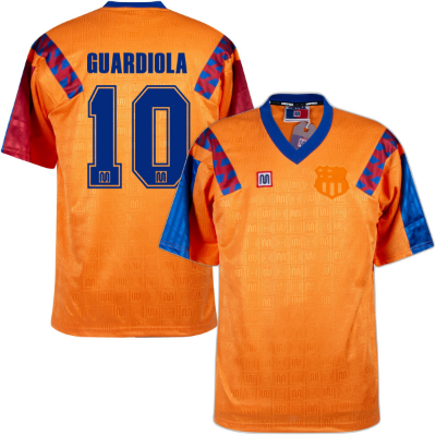 Meyba - Barcelona Retro Voetbalshirt 1991-1992 + Guardiola 10 afbeelding
