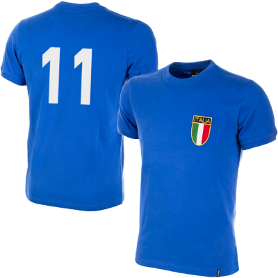 Italie retro voetbalshirt 1970's + Nummer 11 (Riva) afbeelding