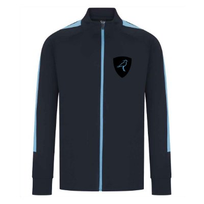 Rugby Vintage - Uruguay Los Teros Trainingsjack - Navy/ Lichtblauw afbeelding