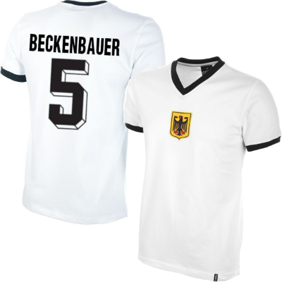 West-Duitsland retro voetbalshirt 1970's + Beckenbauer 5 afbeelding