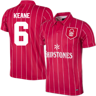 Nottingham Forest Retro Voetbalshirt 1992-1993 + Keane 6 afbeelding