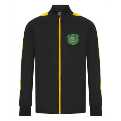Rugby Vintage - Australië Trainingsjack - Zwart/ Geel afbeelding