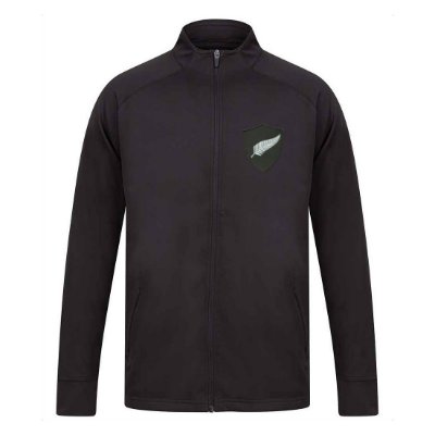Rugby Vintage - Nieuw-Zeeland All Blacks Trainingsjack - Zwart afbeelding