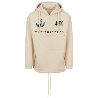 Rugby Vintage - Schotland The Thistles Anorak Hoodie - Beige afbeelding