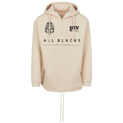 Rugby Vintage - All Blacks Anorak Hoodie - Beige afbeelding