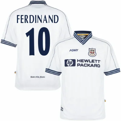 Pony - Tottenham Hotspur Retro Voetbalshirt 1996-1998 + Ferdinand 10 afbeelding