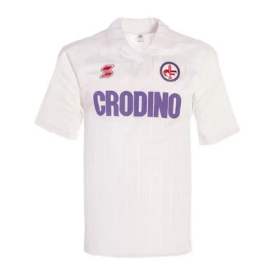 ABM - Fiorentina Retro Uitshirt 1988-1989 afbeelding