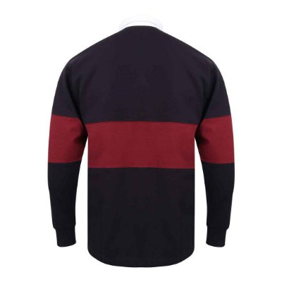 Rugby Vintage – Engeland Panelled Retro Rugby Shirt – / Burgundy