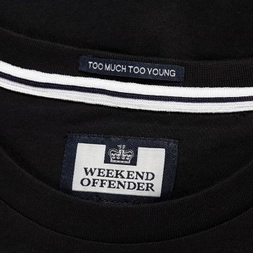 Weekend Offender - City Series 3 Rotterdam T-Shirt - Black Weekend Offender - City Series 3 Rotterdam T-Shirt - Black