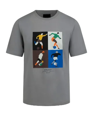 Cruyff - Turn T-Shirt - Grijs afbeelding