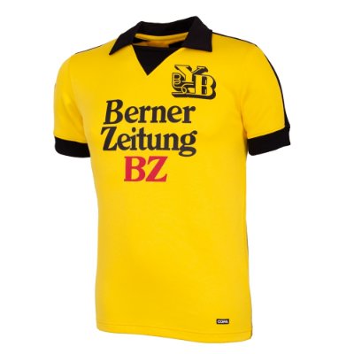 BSC Young Boys Retro Voetbalshirt 1980-1981 afbeelding