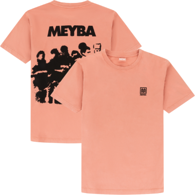 Meyba - Natural Dye Graphic Team T-Shirt - Dusty Pink afbeelding