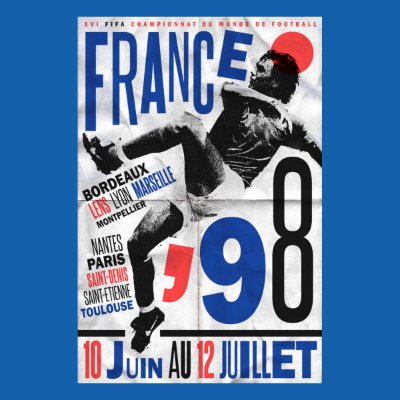 Pennarello – WK 1998 Frankrijk T-Shirt –
