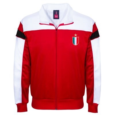 AC Milan Retro Trainingsjack 1987-1989 afbeelding