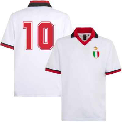 AC Milan Retro Voetbalshirt Champions League Finale 1993-1994 + 10 (Sa afbeelding