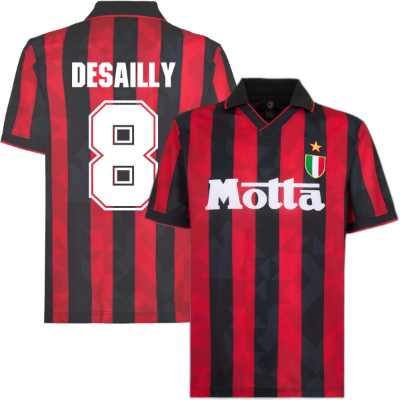 AC Milan Retro Voetbalshirt 1993-1994 + Desailly 8 afbeelding