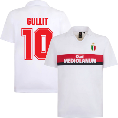 AC Milan Retro Uitshirt 1988-1989 + Gullit 10 afbeelding