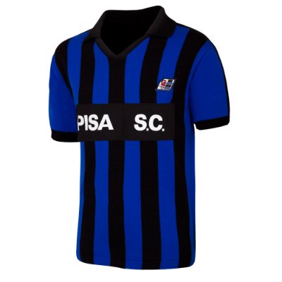 Pisa S.C. Retro Voetbalshirt 1986-1987 afbeelding