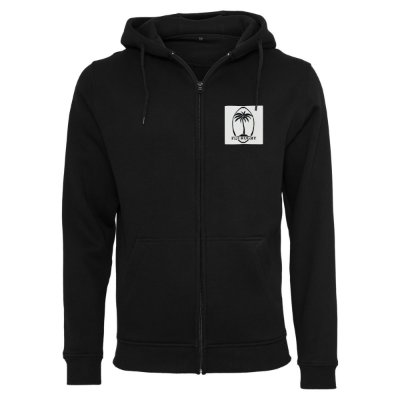 Rugby Vintage - Fiji Retro Rugby Zip Hoodie - Zwart afbeelding