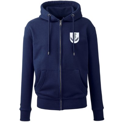 Rugby Vintage - Schotland Retro Rugby Zip Hoodie 1925 - Navy afbeelding