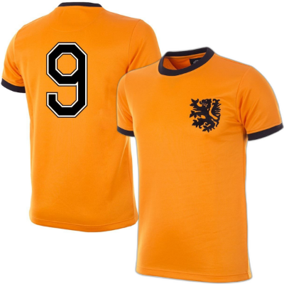Holland Retro Voetbalshirt WK 1978 + Nummer 9 afbeelding
