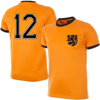 Holland Retro Voetbalshirt WK 1978 + Nummer 12 afbeelding