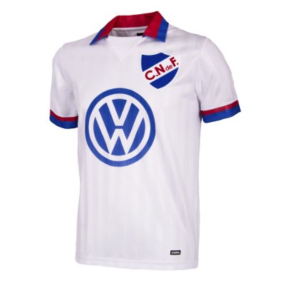 Club Nacional de Football Retro Voetbalshirt 1987 afbeelding
