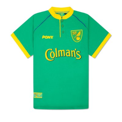 Pony - Norwich City FC Retro Uitshirt 1997-1999 afbeelding