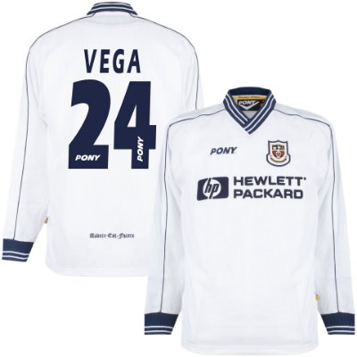 Pony - Tottenham Hotspur Retro Voetbalshirt 1996-1998 (Lange Mouwen) + afbeelding