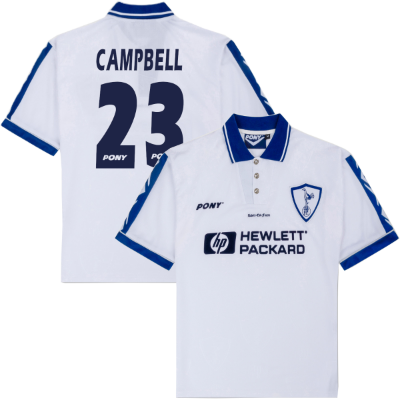 Pony - Tottenham Hotspur Retro Voetbalshirt 1995-1997 + Campbell 23 afbeelding