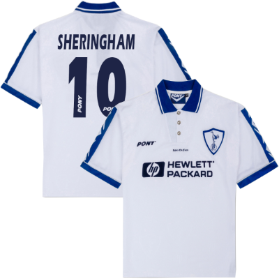 Pony - Tottenham Hotspur Retro Voetbalshirt 1995-1997 + Sheringham 10 afbeelding
