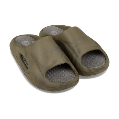 Sportus.nl Cruyff - Recovery Hex-Tech Slippers - Groen/ Grijs