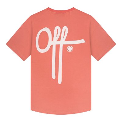 Off The Pitch Fullstop Slim Fit T-Shirt Tea Rose