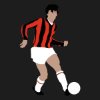 Afbeeldingen van FC Eleven - Il Capitano Maldini T-Shirt - Zwart