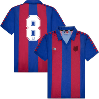 Meyba - Barcelona Retro Voetbalshirt 1982-1984 + 8 (Schuster) afbeelding