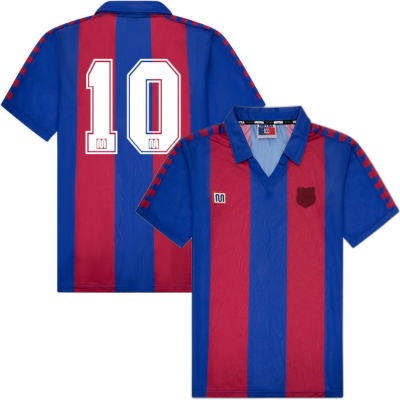 Meyba - Barcelona Retro Voetbalshirt 1982-1984 + 10 afbeelding